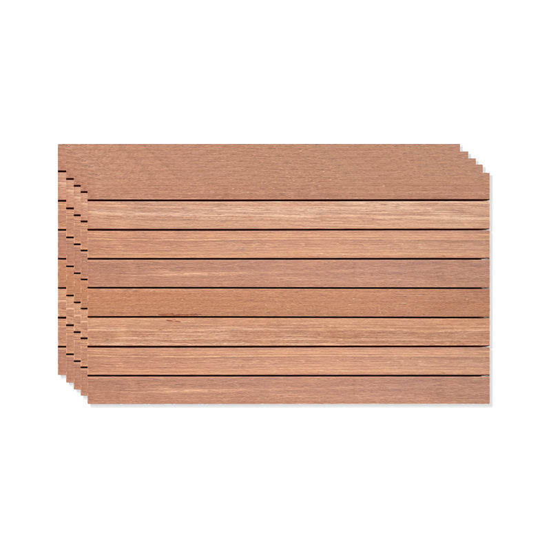 Outdoor Patio Wooden Decking Tiles Interlocking Flooring Plank 2' x 2'11" Natural Clearhalo 'Home Improvement' 'home_improvement' 'home_improvement_outdoor_deck_tiles_planks' 'Outdoor Deck Tiles & Planks' 'Outdoor Flooring & Tile' 'Outdoor Remodel' 'outdoor_deck_tiles_planks' 6645502