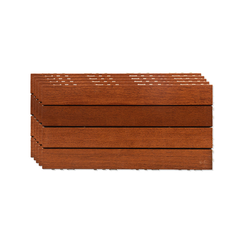 Outdoor Patio Flooring Tiles Interlocking Wooden Decking Tiles 23.6"L x 11.8"W Teak Clearhalo 'Home Improvement' 'home_improvement' 'home_improvement_outdoor_deck_tiles_planks' 'Outdoor Deck Tiles & Planks' 'Outdoor Flooring & Tile' 'Outdoor Remodel' 'outdoor_deck_tiles_planks' 6645519