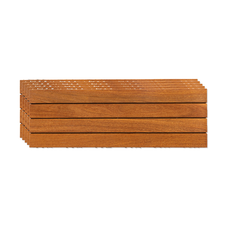 Outdoor Patio Flooring Tiles Interlocking Wooden Decking Tiles 35"L x 12"W Light Wood Clearhalo 'Home Improvement' 'home_improvement' 'home_improvement_outdoor_deck_tiles_planks' 'Outdoor Deck Tiles & Planks' 'Outdoor Flooring & Tile' 'Outdoor Remodel' 'outdoor_deck_tiles_planks' 6645530