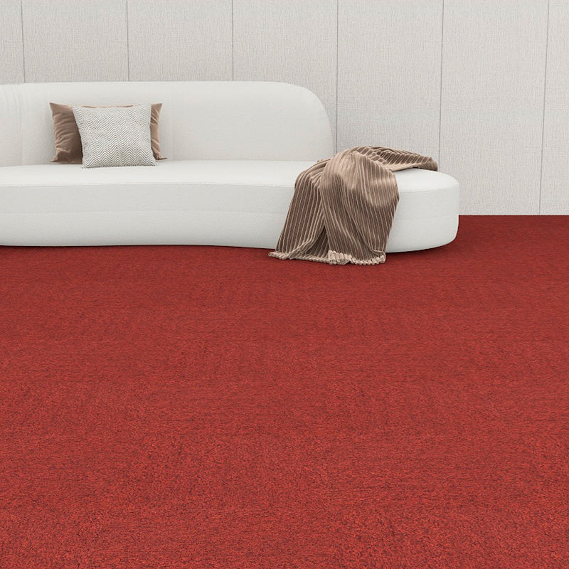 Loose Lay Indoor Carpet Tiles Non-Skid Level Loop Carpet Tile Red Clearhalo 'Carpet Tiles & Carpet Squares' 'carpet_tiles_carpet_squares' 'Flooring 'Home Improvement' 'home_improvement' 'home_improvement_carpet_tiles_carpet_squares' Walls and Ceiling' 6645966