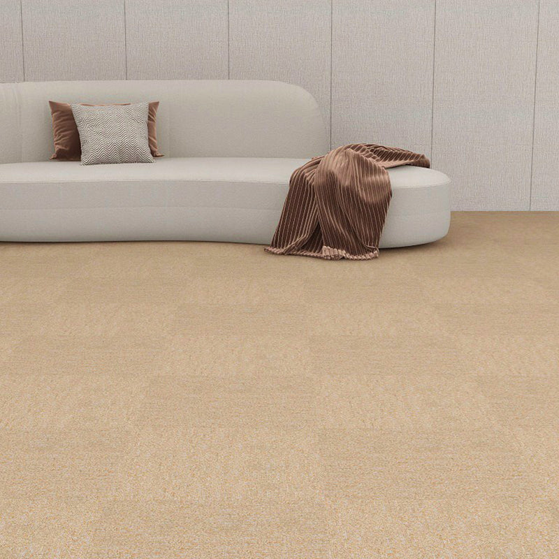 Loose Lay Indoor Carpet Tiles Non-Skid Level Loop Carpet Tile Khaki Clearhalo 'Carpet Tiles & Carpet Squares' 'carpet_tiles_carpet_squares' 'Flooring 'Home Improvement' 'home_improvement' 'home_improvement_carpet_tiles_carpet_squares' Walls and Ceiling' 6645973