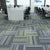 Modern Level Loop Carpet Tiles Stripe Print Interlocking Carpet Floor Tile Yellow 1'8" x 1'8" Clearhalo 'Carpet Tiles & Carpet Squares' 'carpet_tiles_carpet_squares' 'Flooring 'Home Improvement' 'home_improvement' 'home_improvement_carpet_tiles_carpet_squares' Walls and Ceiling' 6646115