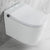 Elongated Wall Hung Toilet Ceramic Smart Toilet with Unlimited Warm Water White Clearhalo 'Bathroom Remodel & Bathroom Fixtures' 'Bidets' 'Home Improvement' 'home_improvement' 'home_improvement_bidets' 'Toilets & Bidets' 6648428