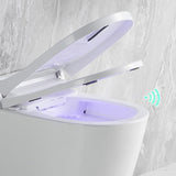 Elongated Wall Hung Toilet Ceramic Smart Toilet with Unlimited Warm Water Clearhalo 'Bathroom Remodel & Bathroom Fixtures' 'Bidets' 'Home Improvement' 'home_improvement' 'home_improvement_bidets' 'Toilets & Bidets' 6648434