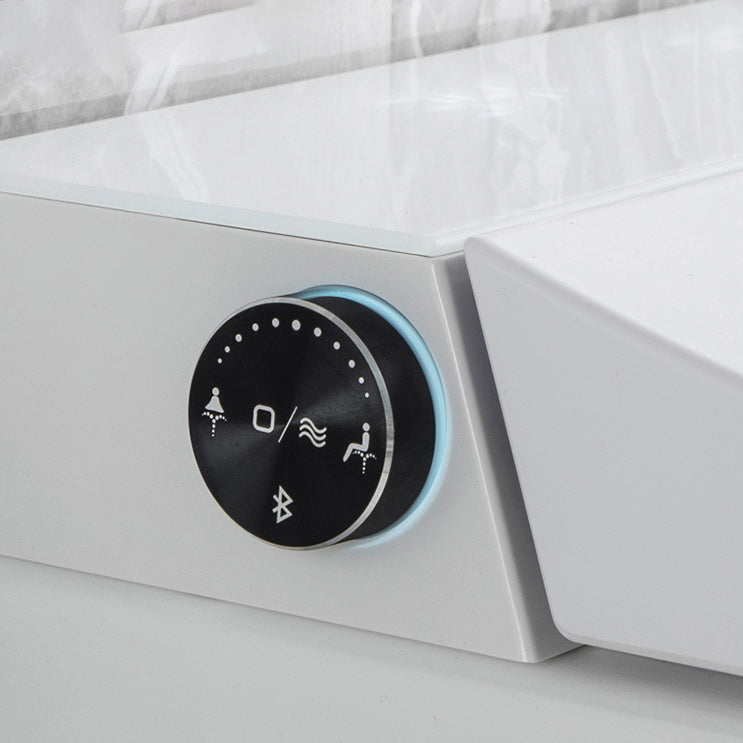 Elongated Wall Hung Toilet Ceramic Smart Toilet with Unlimited Warm Water Clearhalo 'Bathroom Remodel & Bathroom Fixtures' 'Bidets' 'Home Improvement' 'home_improvement' 'home_improvement_bidets' 'Toilets & Bidets' 6648436