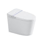 Elongated Contemporary Smart Toilet White Ceramic Foot Sensor Clearhalo 'Bathroom Remodel & Bathroom Fixtures' 'Bidets' 'Home Improvement' 'home_improvement' 'home_improvement_bidets' 'Toilets & Bidets' 6648452