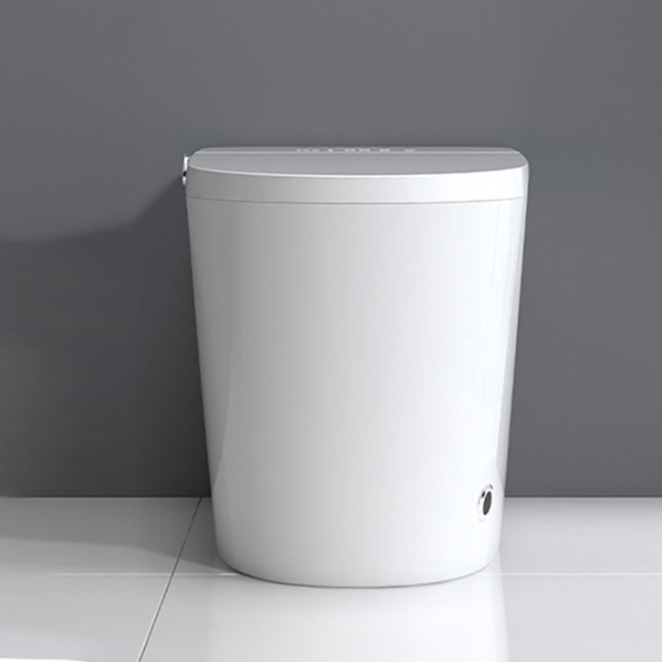 Contemporary 19.6" H White Electronic Toilet Elongated Bidet Seat Clearhalo 'Bathroom Remodel & Bathroom Fixtures' 'Bidets' 'Home Improvement' 'home_improvement' 'home_improvement_bidets' 'Toilets & Bidets' 6648468