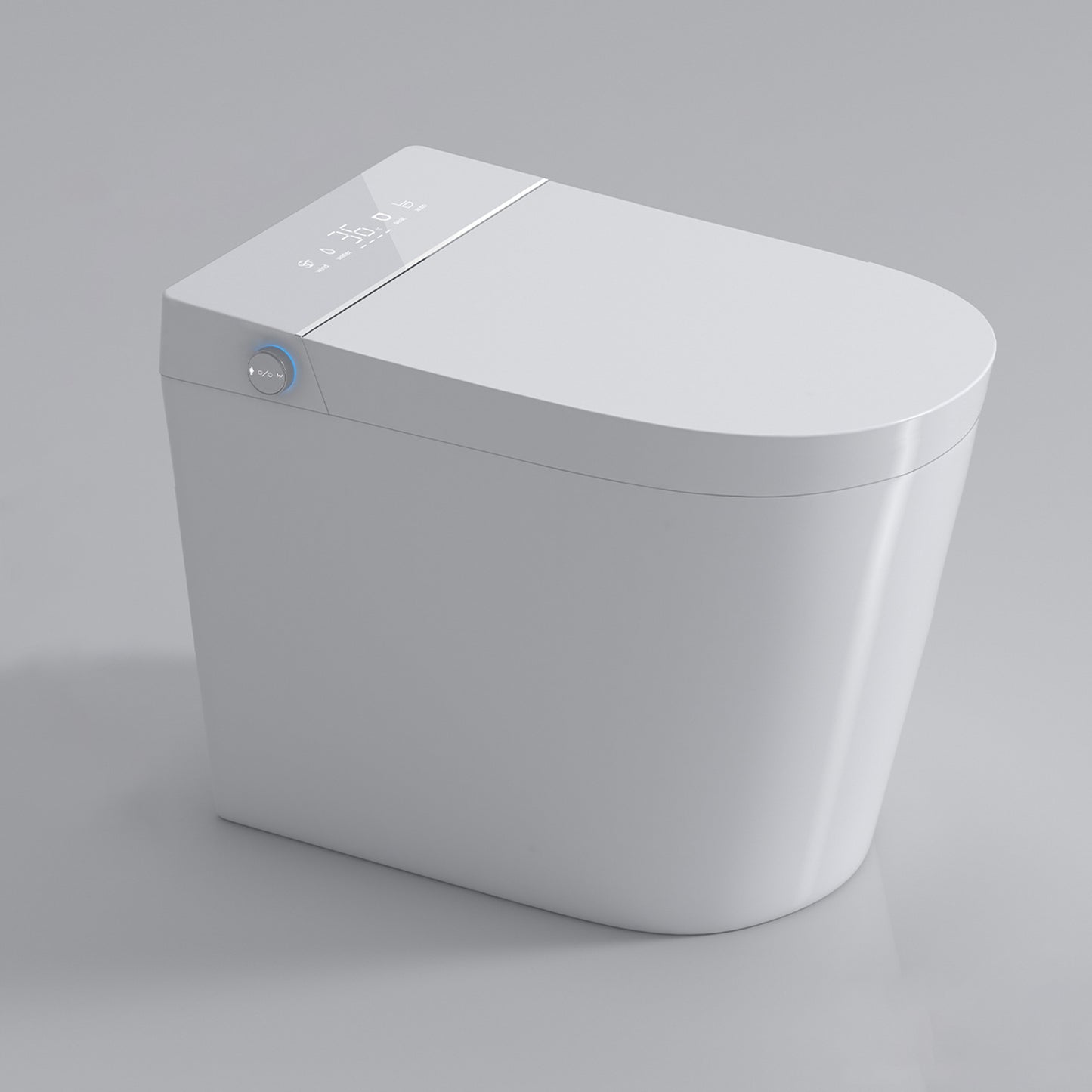 Elongated Smart Bidet White Heated Seat Toilet Bidet17.52" H Clearhalo 'Bathroom Remodel & Bathroom Fixtures' 'Bidets' 'Home Improvement' 'home_improvement' 'home_improvement_bidets' 'Toilets & Bidets' 6648497