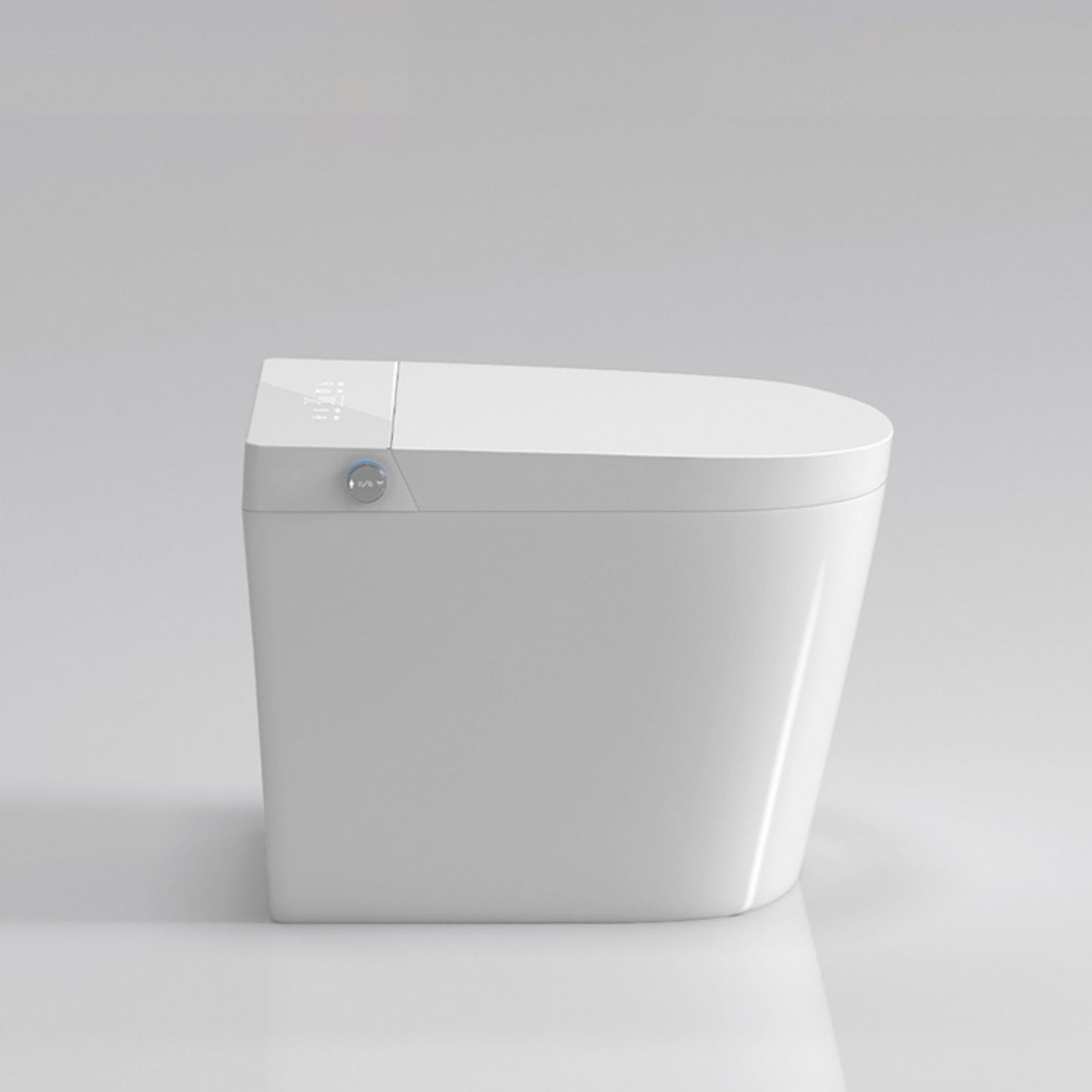 Elongated Smart Bidet White Heated Seat Toilet Bidet17.52" H Clearhalo 'Bathroom Remodel & Bathroom Fixtures' 'Bidets' 'Home Improvement' 'home_improvement' 'home_improvement_bidets' 'Toilets & Bidets' 6648499