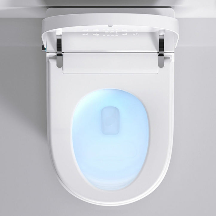Elongated Smart Bidet White Heated Seat Toilet Bidet17.52" H Clearhalo 'Bathroom Remodel & Bathroom Fixtures' 'Bidets' 'Home Improvement' 'home_improvement' 'home_improvement_bidets' 'Toilets & Bidets' 6648500
