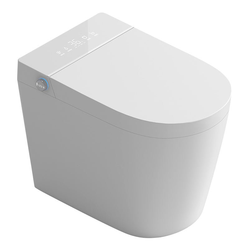 Elongated Smart Bidet White Heated Seat Toilet Bidet17.52" H Clearhalo 'Bathroom Remodel & Bathroom Fixtures' 'Bidets' 'Home Improvement' 'home_improvement' 'home_improvement_bidets' 'Toilets & Bidets' 6648501