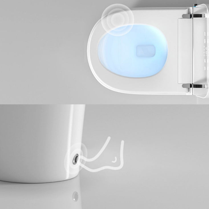 Elongated Smart Bidet White Heated Seat Toilet Bidet17.52" H Clearhalo 'Bathroom Remodel & Bathroom Fixtures' 'Bidets' 'Home Improvement' 'home_improvement' 'home_improvement_bidets' 'Toilets & Bidets' 6648506