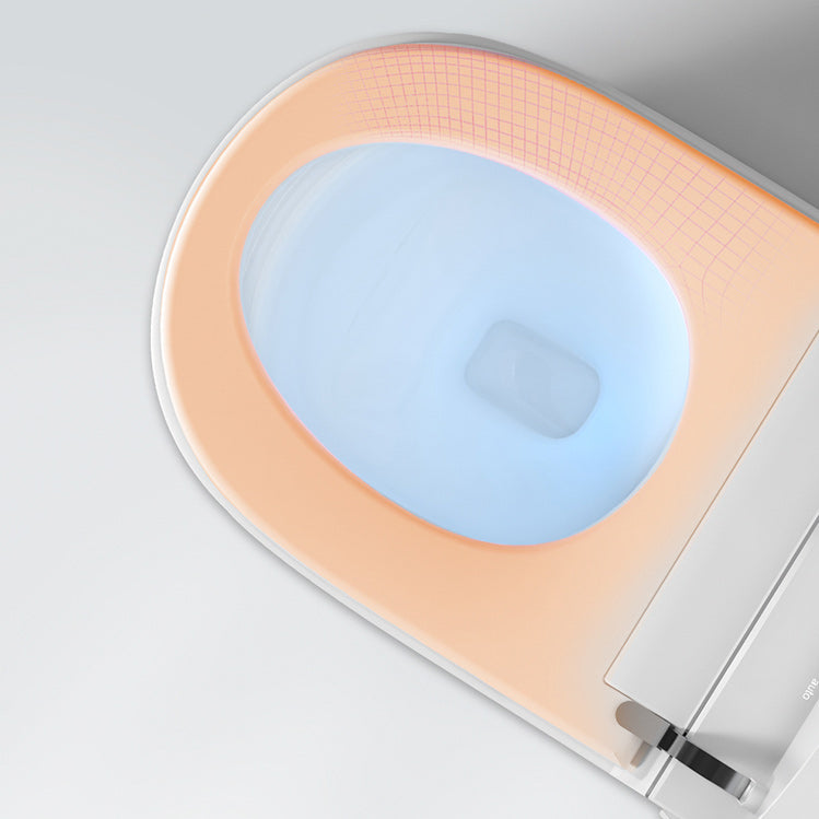 Elongated Smart Bidet White Heated Seat Toilet Bidet17.52" H Clearhalo 'Bathroom Remodel & Bathroom Fixtures' 'Bidets' 'Home Improvement' 'home_improvement' 'home_improvement_bidets' 'Toilets & Bidets' 6648509