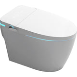 Foot Sensor Contemporary Plastic Bidets White Elongated Smart Toilet Clearhalo 'Bathroom Remodel & Bathroom Fixtures' 'Bidets' 'Home Improvement' 'home_improvement' 'home_improvement_bidets' 'Toilets & Bidets' 6648534