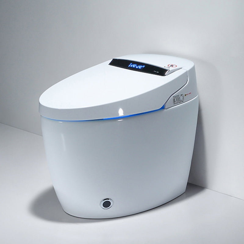 Plastic Bidets Elongated White Contemporary Foot Sensor Smart Toilet Clearhalo 'Bathroom Remodel & Bathroom Fixtures' 'Bidets' 'Home Improvement' 'home_improvement' 'home_improvement_bidets' 'Toilets & Bidets' 6648547