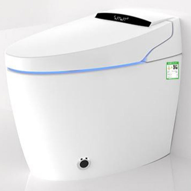 Plastic Bidets Elongated White Contemporary Foot Sensor Smart Toilet Clearhalo 'Bathroom Remodel & Bathroom Fixtures' 'Bidets' 'Home Improvement' 'home_improvement' 'home_improvement_bidets' 'Toilets & Bidets' 6648549