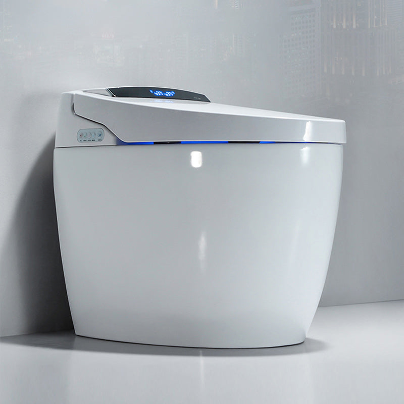 Plastic Bidets Elongated White Contemporary Foot Sensor Smart Toilet Clearhalo 'Bathroom Remodel & Bathroom Fixtures' 'Bidets' 'Home Improvement' 'home_improvement' 'home_improvement_bidets' 'Toilets & Bidets' 6648550