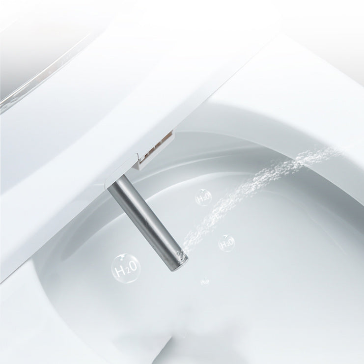 Plastic Bidets Elongated White Contemporary Foot Sensor Smart Toilet Clearhalo 'Bathroom Remodel & Bathroom Fixtures' 'Bidets' 'Home Improvement' 'home_improvement' 'home_improvement_bidets' 'Toilets & Bidets' 6648555