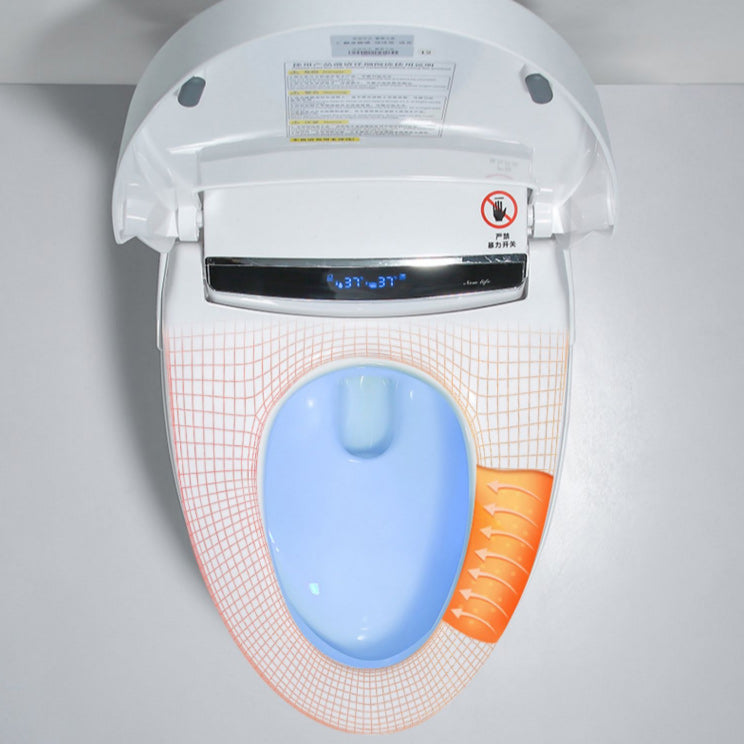 Plastic Bidets Elongated White Contemporary Foot Sensor Smart Toilet Clearhalo 'Bathroom Remodel & Bathroom Fixtures' 'Bidets' 'Home Improvement' 'home_improvement' 'home_improvement_bidets' 'Toilets & Bidets' 6648557