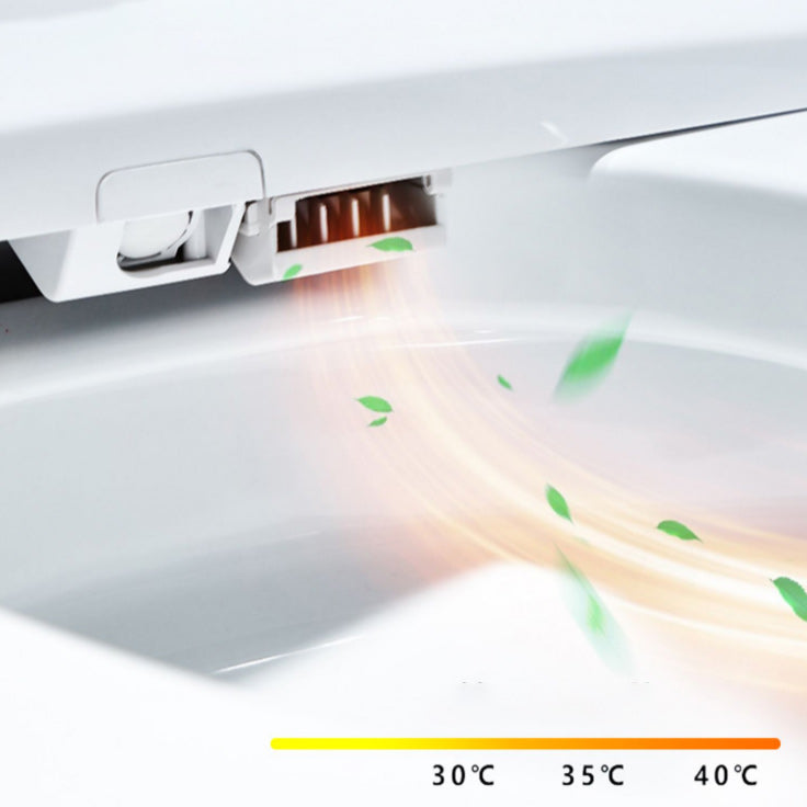 Plastic Bidets Elongated White Contemporary Foot Sensor Smart Toilet Clearhalo 'Bathroom Remodel & Bathroom Fixtures' 'Bidets' 'Home Improvement' 'home_improvement' 'home_improvement_bidets' 'Toilets & Bidets' 6648558