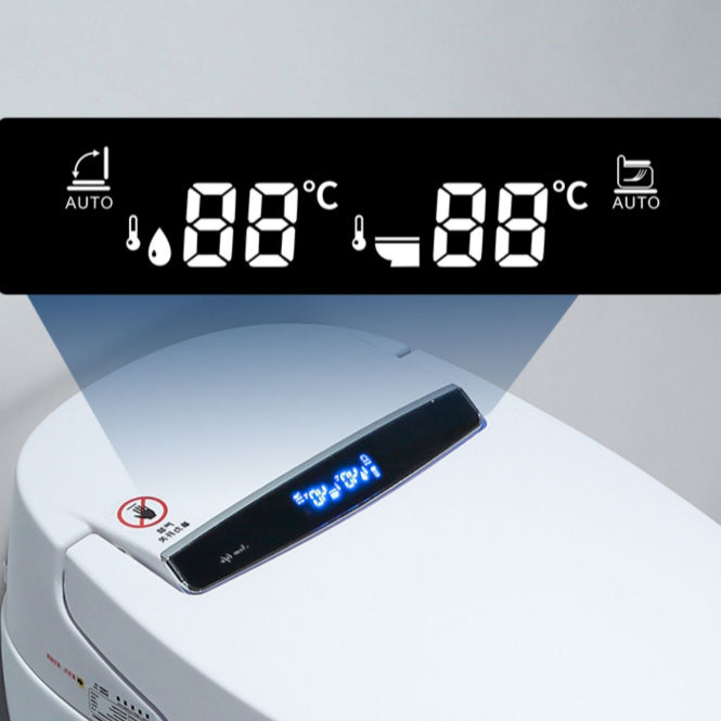 Plastic Bidets Elongated White Contemporary Foot Sensor Smart Toilet Clearhalo 'Bathroom Remodel & Bathroom Fixtures' 'Bidets' 'Home Improvement' 'home_improvement' 'home_improvement_bidets' 'Toilets & Bidets' 6648559