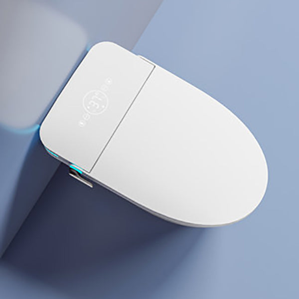 Smart Toilet Elongated Foot Sensor Contemporary Ceramic White Clearhalo 'Bathroom Remodel & Bathroom Fixtures' 'Bidets' 'Home Improvement' 'home_improvement' 'home_improvement_bidets' 'Toilets & Bidets' 6648565