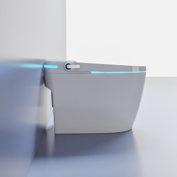 Smart Toilet Elongated Foot Sensor Contemporary Ceramic White Clearhalo 'Bathroom Remodel & Bathroom Fixtures' 'Bidets' 'Home Improvement' 'home_improvement' 'home_improvement_bidets' 'Toilets & Bidets' 6648566