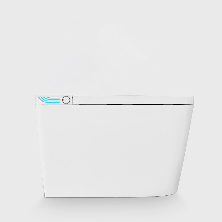 Smart Toilet Elongated White Ceramic Contemporary Foot Sensor Clearhalo 'Bathroom Remodel & Bathroom Fixtures' 'Bidets' 'Home Improvement' 'home_improvement' 'home_improvement_bidets' 'Toilets & Bidets' 6648602
