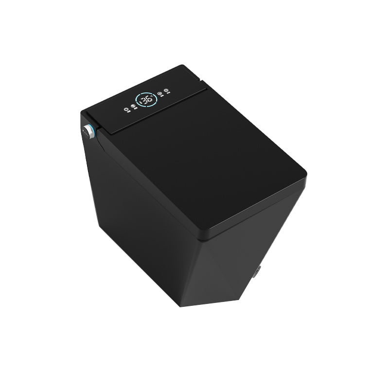 Heated Seat All-in-One Bidet Elongated Stain Resistant Bidet Black Manual Flip (Medium Configuration Version) Clearhalo 'Bathroom Remodel & Bathroom Fixtures' 'Bidets' 'Home Improvement' 'home_improvement' 'home_improvement_bidets' 'Toilets & Bidets' 6648651