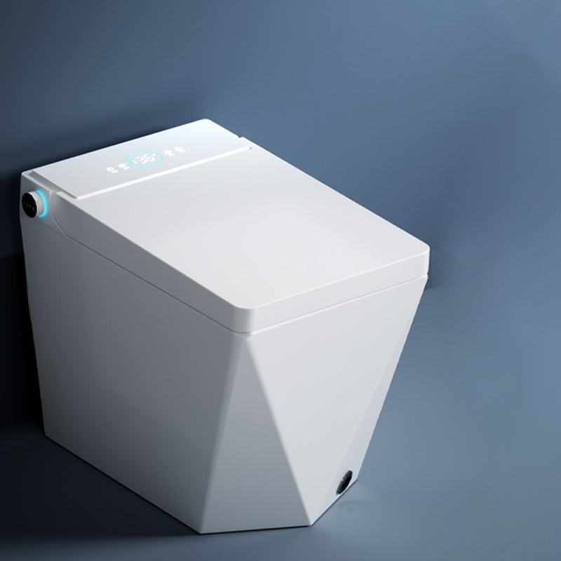 Heated Seat All-in-One Bidet Elongated Stain Resistant Bidet White Manual Flip (Medium Configuration Version) Clearhalo 'Bathroom Remodel & Bathroom Fixtures' 'Bidets' 'Home Improvement' 'home_improvement' 'home_improvement_bidets' 'Toilets & Bidets' 6648652