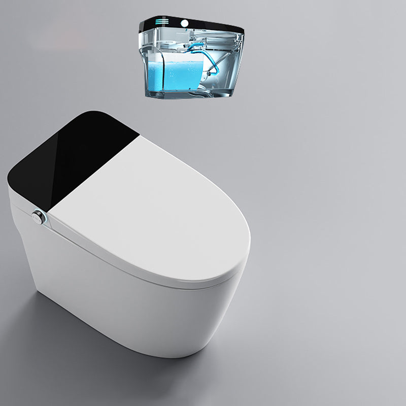 Heated Seat All-in-One Bidet Elongated Stain Resistant Bidet White Manual Flip (Standard) Clearhalo 'Bathroom Remodel & Bathroom Fixtures' 'Bidets' 'Home Improvement' 'home_improvement' 'home_improvement_bidets' 'Toilets & Bidets' 6648654