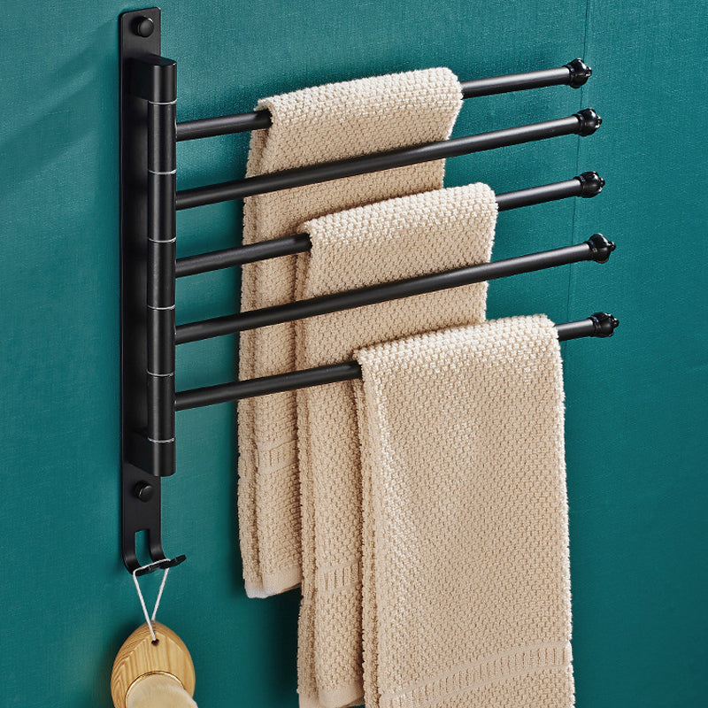 2-Piece Towel Bar in Stainless Steel Modern 13.6" W Bathroom Accessory Set Clearhalo 'Bathroom Hardware Sets' 'Bathroom Hardware' 'Bathroom Remodel & Bathroom Fixtures' 'bathroom_hardware_sets' 'Home Improvement' 'home_improvement' 'home_improvement_bathroom_hardware_sets' 6648846