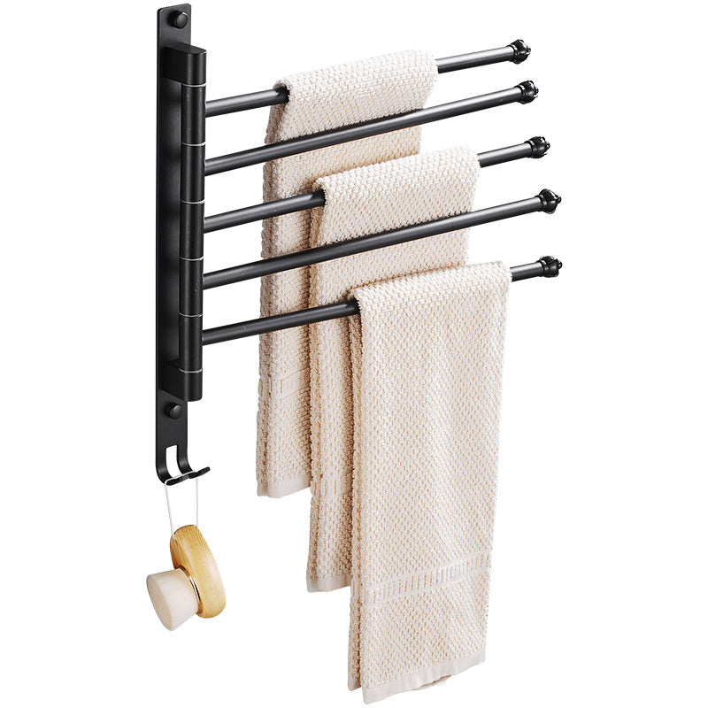 2-Piece Towel Bar in Stainless Steel Modern 13.6" W Bathroom Accessory Set Clearhalo 'Bathroom Hardware Sets' 'Bathroom Hardware' 'Bathroom Remodel & Bathroom Fixtures' 'bathroom_hardware_sets' 'Home Improvement' 'home_improvement' 'home_improvement_bathroom_hardware_sets' 6648851