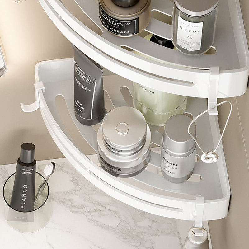 White Bathroom Accessory Set Contemporary Aluminum Bathroom Accessory Kit with Towel Bar Clearhalo 'Bathroom Hardware Sets' 'Bathroom Hardware' 'Bathroom Remodel & Bathroom Fixtures' 'bathroom_hardware_sets' 'Home Improvement' 'home_improvement' 'home_improvement_bathroom_hardware_sets' 6648988