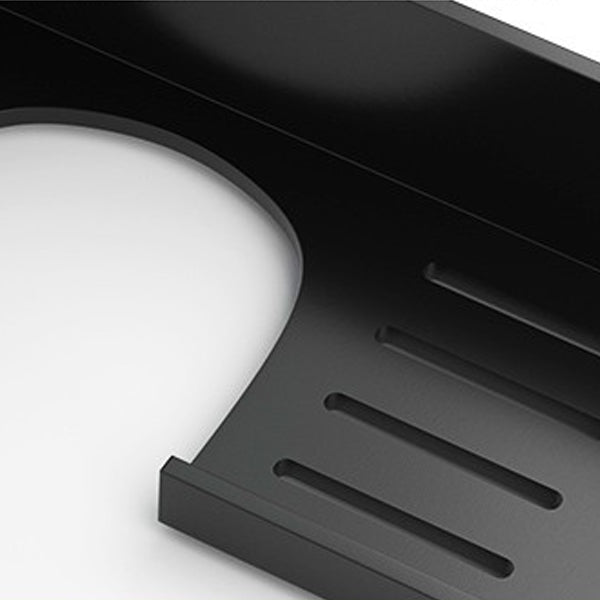 2-Piece Modern Style Bathroom Hardware Set Bath Shelf in Aluminum Clearhalo 'Bathroom Hardware Sets' 'Bathroom Hardware' 'Bathroom Remodel & Bathroom Fixtures' 'bathroom_hardware_sets' 'Home Improvement' 'home_improvement' 'home_improvement_bathroom_hardware_sets' 6649056