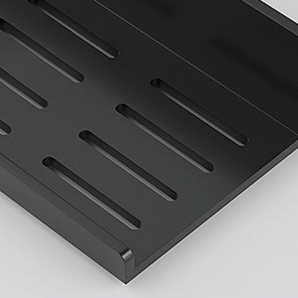 2-Piece Modern Style Bathroom Hardware Set Bath Shelf in Aluminum Clearhalo 'Bathroom Hardware Sets' 'Bathroom Hardware' 'Bathroom Remodel & Bathroom Fixtures' 'bathroom_hardware_sets' 'Home Improvement' 'home_improvement' 'home_improvement_bathroom_hardware_sets' 6649057