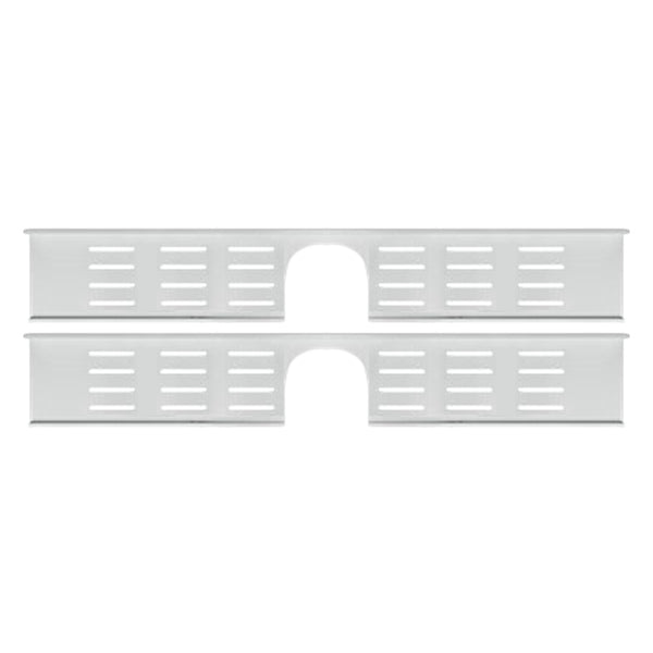 2-Piece Modern Style Bathroom Hardware Set Bath Shelf in Aluminum 27.5" Silver 2 Piece Set Clearhalo 'Bathroom Hardware Sets' 'Bathroom Hardware' 'Bathroom Remodel & Bathroom Fixtures' 'bathroom_hardware_sets' 'Home Improvement' 'home_improvement' 'home_improvement_bathroom_hardware_sets' 6649080