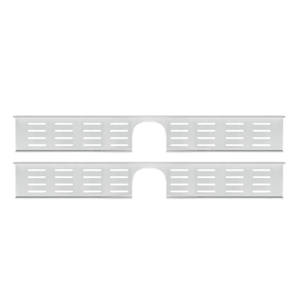 2-Piece Modern Style Bathroom Hardware Set Bath Shelf in Aluminum 31.5" Silver 2 Piece Set Clearhalo 'Bathroom Hardware Sets' 'Bathroom Hardware' 'Bathroom Remodel & Bathroom Fixtures' 'bathroom_hardware_sets' 'Home Improvement' 'home_improvement' 'home_improvement_bathroom_hardware_sets' 6649081