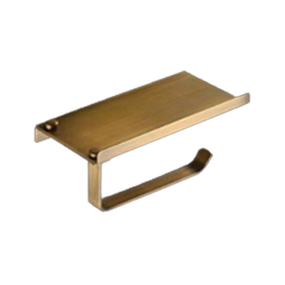 Traditional Bathroom Accessory Kit Gold Paper Holder Bathroom Set Toilet Paper Holder Clearhalo 'Bathroom Hardware Sets' 'Bathroom Hardware' 'Bathroom Remodel & Bathroom Fixtures' 'bathroom_hardware_sets' 'Home Improvement' 'home_improvement' 'home_improvement_bathroom_hardware_sets' 6649202