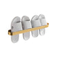 Traditional Bathroom Accessory Kit Gold Paper Holder Bathroom Set Shelves Clearhalo 'Bathroom Hardware Sets' 'Bathroom Hardware' 'Bathroom Remodel & Bathroom Fixtures' 'bathroom_hardware_sets' 'Home Improvement' 'home_improvement' 'home_improvement_bathroom_hardware_sets' 6649203
