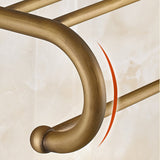 Traditional Bathroom Accessory Kit Gold Paper Holder Bathroom Set Clearhalo 'Bathroom Hardware Sets' 'Bathroom Hardware' 'Bathroom Remodel & Bathroom Fixtures' 'bathroom_hardware_sets' 'Home Improvement' 'home_improvement' 'home_improvement_bathroom_hardware_sets' 6649227