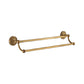 Traditional Bathroom Accessory Kit Gold Paper Holder Bathroom Set Double Bars Towel Bar (24"L) Clearhalo 'Bathroom Hardware Sets' 'Bathroom Hardware' 'Bathroom Remodel & Bathroom Fixtures' 'bathroom_hardware_sets' 'Home Improvement' 'home_improvement' 'home_improvement_bathroom_hardware_sets' 6649237