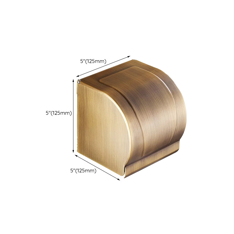 Traditional Bathroom Accessory Kit Gold Paper Holder Bathroom Set Clearhalo 'Bathroom Hardware Sets' 'Bathroom Hardware' 'Bathroom Remodel & Bathroom Fixtures' 'bathroom_hardware_sets' 'Home Improvement' 'home_improvement' 'home_improvement_bathroom_hardware_sets' 6649250