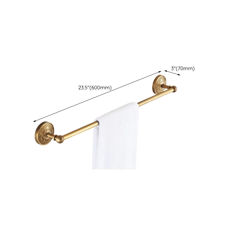 Traditional Bathroom Accessory Kit Gold Paper Holder Bathroom Set Clearhalo 'Bathroom Hardware Sets' 'Bathroom Hardware' 'Bathroom Remodel & Bathroom Fixtures' 'bathroom_hardware_sets' 'Home Improvement' 'home_improvement' 'home_improvement_bathroom_hardware_sets' 6649255