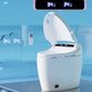 Heated Seat Floor Standing Bidet in White Ceramic Foot Sensor Bidets Clearhalo 'Bathroom Remodel & Bathroom Fixtures' 'Bidets' 'Home Improvement' 'home_improvement' 'home_improvement_bidets' 'Toilets & Bidets' 6651616