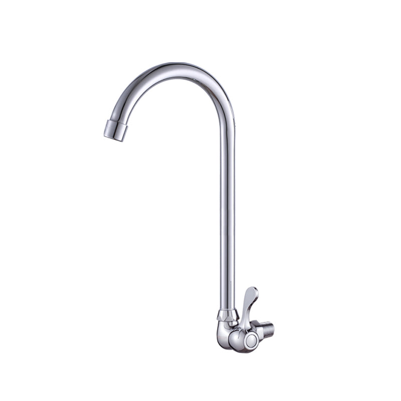 Contemporary One Handle Kitchen Faucet High Arch Water Filler in Chrome 13.4" Clearhalo 'Home Improvement' 'home_improvement' 'home_improvement_kitchen_faucets' 'Kitchen Faucets' 'Kitchen Remodel & Kitchen Fixtures' 'Kitchen Sinks & Faucet Components' 'kitchen_faucets' 6658663