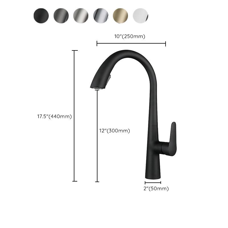 Modern Pot Filler Kitchen Faucet Brass Lever Handles Pull out Faucet Kitchen Faucet Clearhalo 'Home Improvement' 'home_improvement' 'home_improvement_kitchen_faucets' 'Kitchen Faucets' 'Kitchen Remodel & Kitchen Fixtures' 'Kitchen Sinks & Faucet Components' 'kitchen_faucets' 6658717