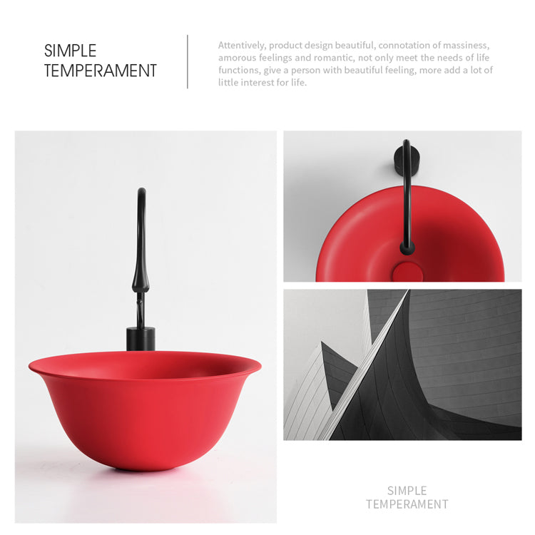 Modern Bathroom Sink Porcelain Round with Pop-Up Drain Vessel Bathroom Sink Clearhalo 'Bathroom Remodel & Bathroom Fixtures' 'Bathroom Sinks & Faucet Components' 'Bathroom Sinks' 'bathroom_sink' 'Home Improvement' 'home_improvement' 'home_improvement_bathroom_sink' 6658932