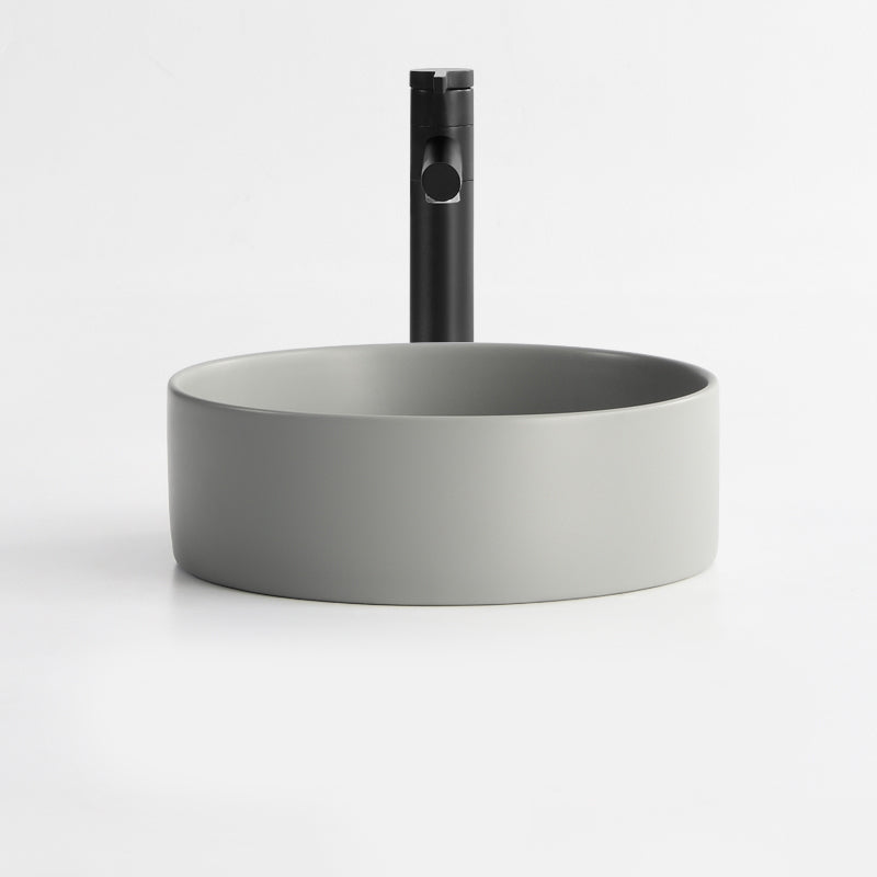 Porcelain Green and Grey Trough Bathroom Sink Modern Trough Bathroom Sink Clearhalo 'Bathroom Remodel & Bathroom Fixtures' 'Bathroom Sinks & Faucet Components' 'Bathroom Sinks' 'bathroom_sink' 'Home Improvement' 'home_improvement' 'home_improvement_bathroom_sink' 6659088