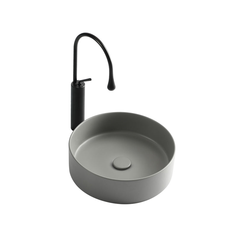 Porcelain Green and Grey Trough Bathroom Sink Modern Trough Bathroom Sink Clearhalo 'Bathroom Remodel & Bathroom Fixtures' 'Bathroom Sinks & Faucet Components' 'Bathroom Sinks' 'bathroom_sink' 'Home Improvement' 'home_improvement' 'home_improvement_bathroom_sink' 6659097